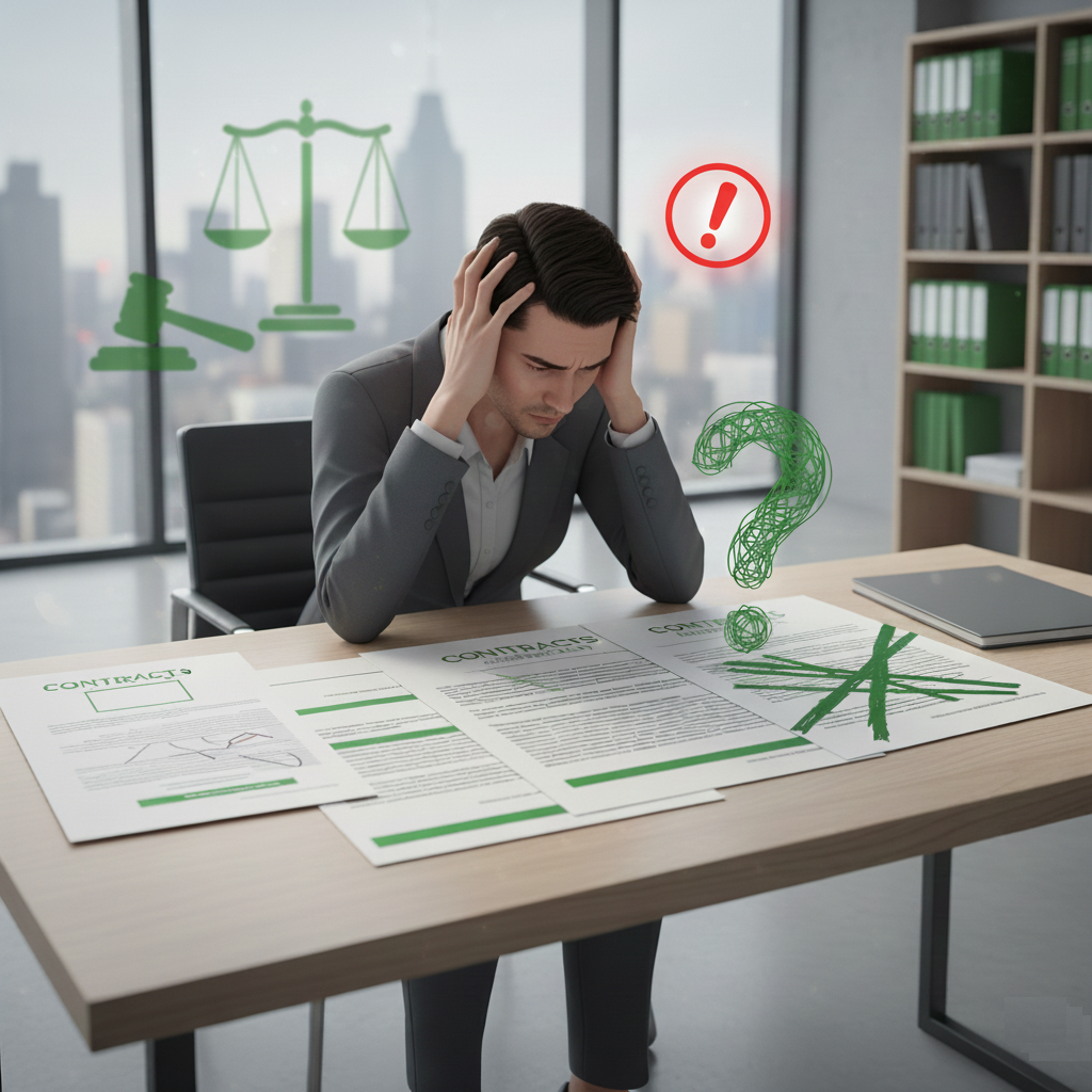 اشتباهات رایج در تنظیم قرارداد